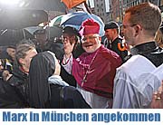 der neue Erzbischof Reinhard Marx wurde in München begrüßt (Foto: Ingrid Grossmann)